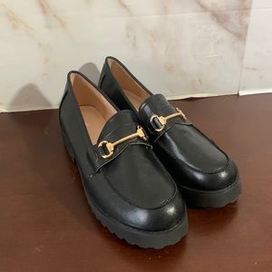Princess Polly Chase Horse bit Loafers size 10